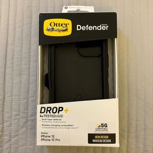 OtterBox Defender Series Case For iPhone 12 & iPhone 12 Pro - Black